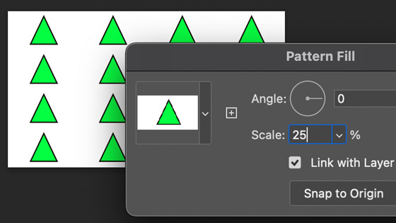 triangle pattern design