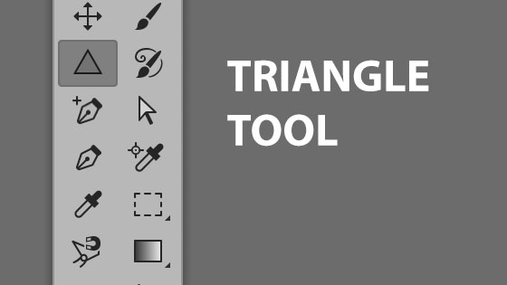 triangle tool in Photoshop