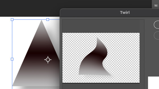 triangle wavy effect added