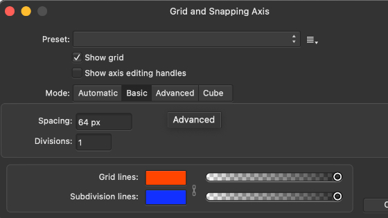 affinity grid