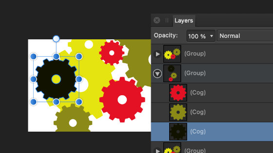 group layers