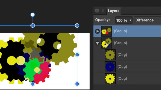group layers