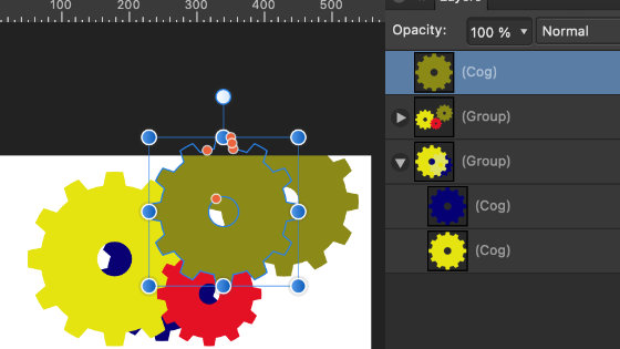 group layers