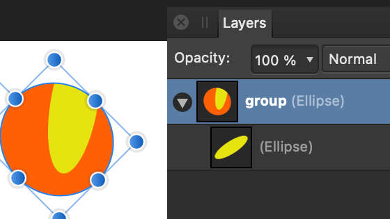 group layers