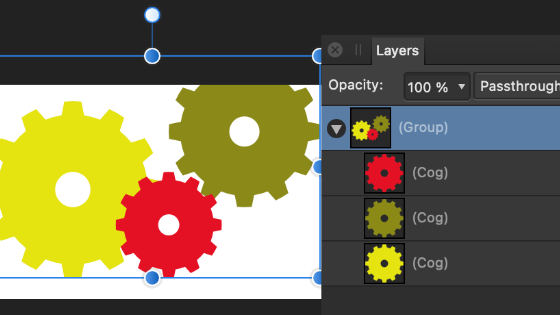 group layers