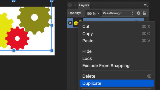 group layers