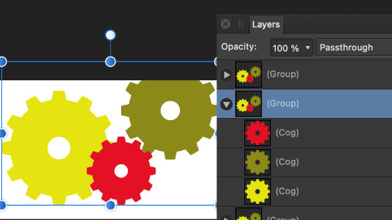 group layers