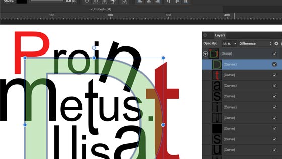 text to curves