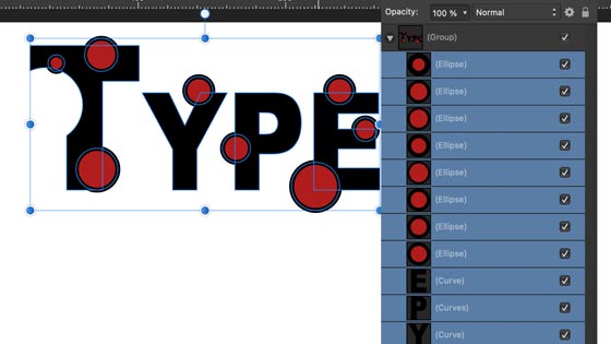 text to curves