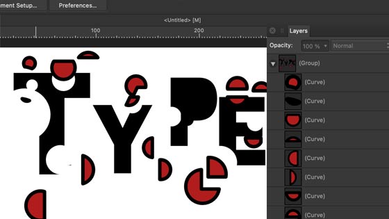 text to curves