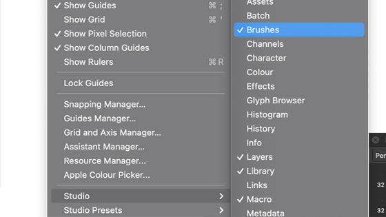 import brushes