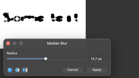 median blur