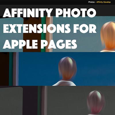 affinity photo and apple photo extensions