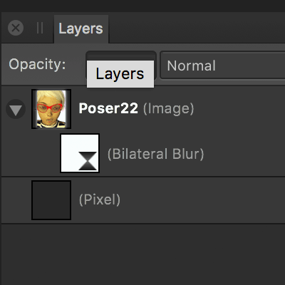 live filter layer and bilateral filter