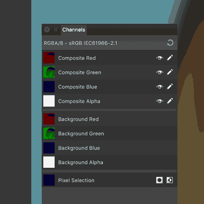 color channels affinity photo