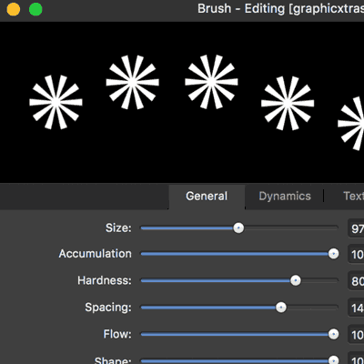 brushes editing in affinity photo
