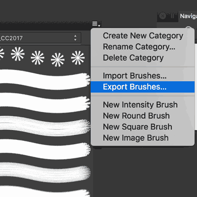 export command