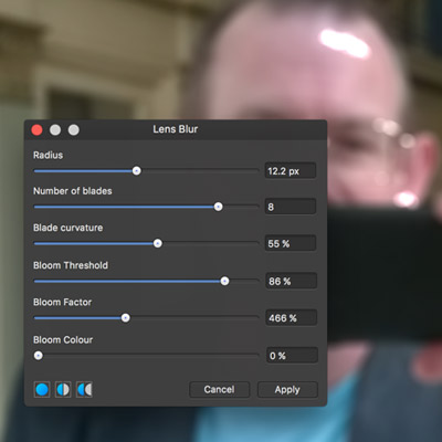 lens blur affinity photo tutorial