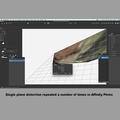 affinity photo and perspective filter extreme distortion