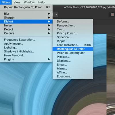 rectangular to polar filter tutorial