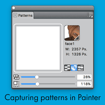 capturing Corel painter patterns tutorial