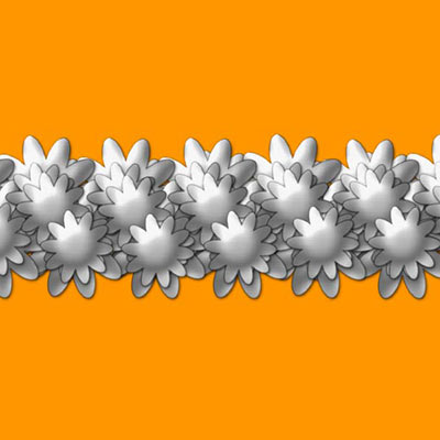 metallic flower images and custom shapes illustrator brushes