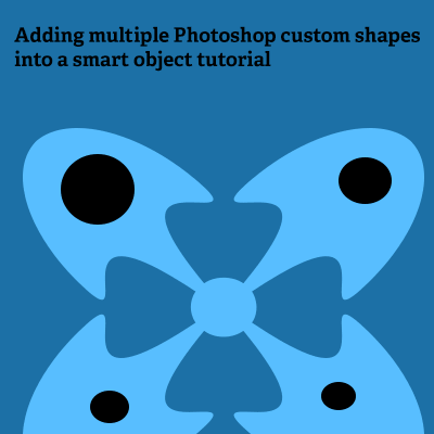 multiple shapes into smart object photoshop
