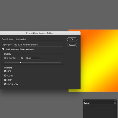 overlay color lookup lt