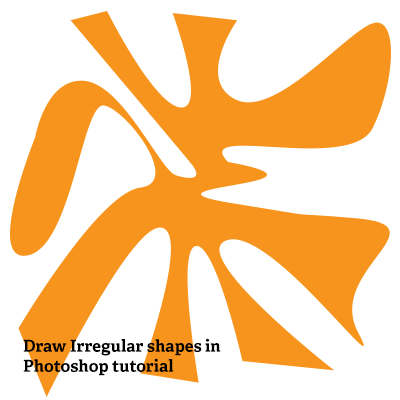 drawing irregular shapes in Photoshop