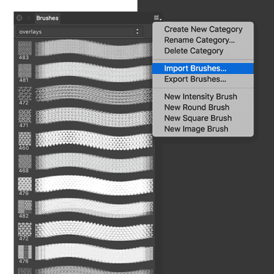 affinity Photo and import of Photoshop brushes