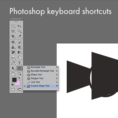 keyboard photoshop shortcut tools