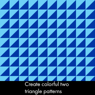 two triangle photoshop pattern combo