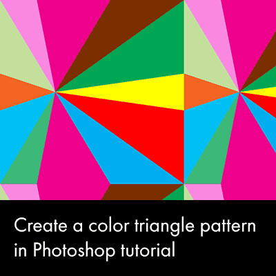 triangular with color overlap color triangle pattern Photoshop