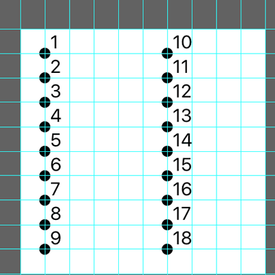 count tool delete and moving and alignment