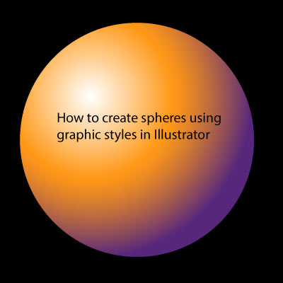 Rounded style graphic styles sphere artwork symbol Illustrator gradient fill