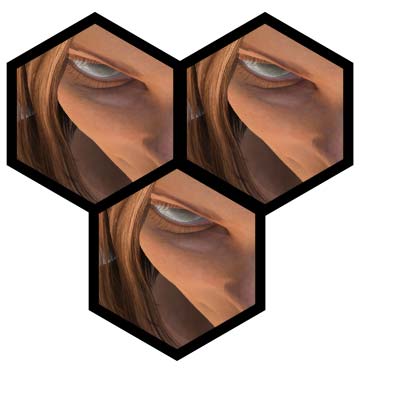 honeycomb layer pattern image