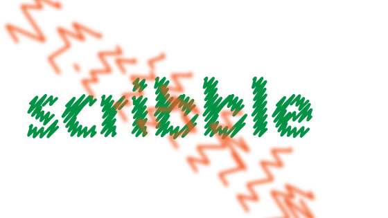 scribble effect