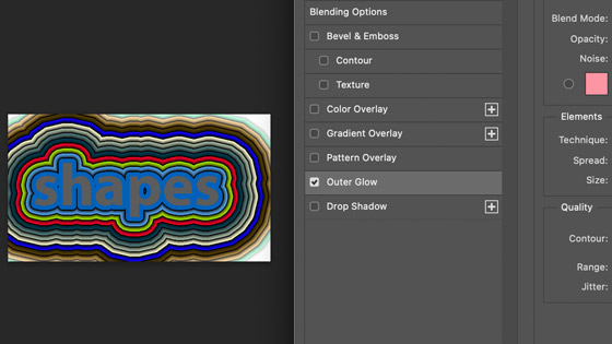 contour effect