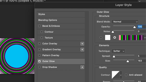 contour effect