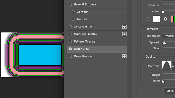 contour effect