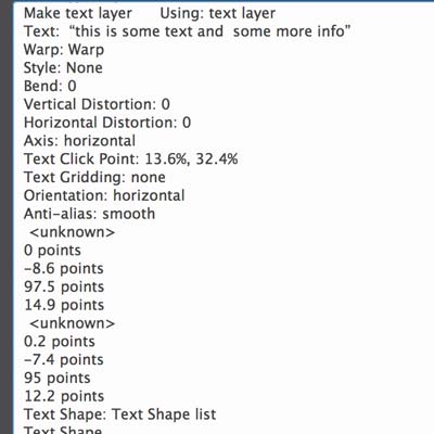 history photoshop log and type