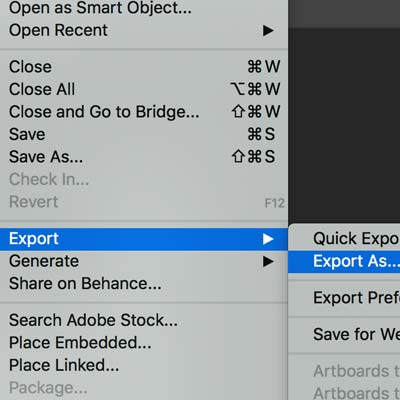 export as svg photoshop files