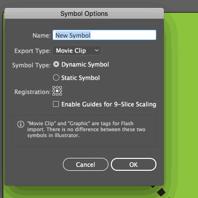 dynamic symbols panel illustrator