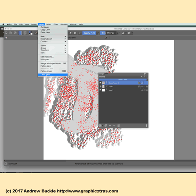 krita bevel paint style and layer style